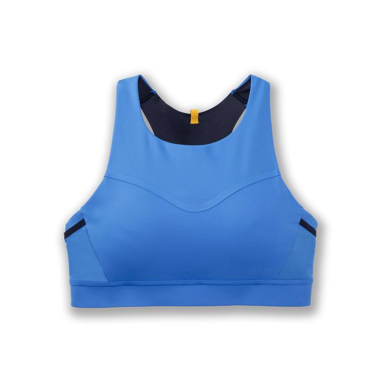 Brooks Women's Drive 3 Pocket Running Bra - Blue Bolt (LSKT19645)